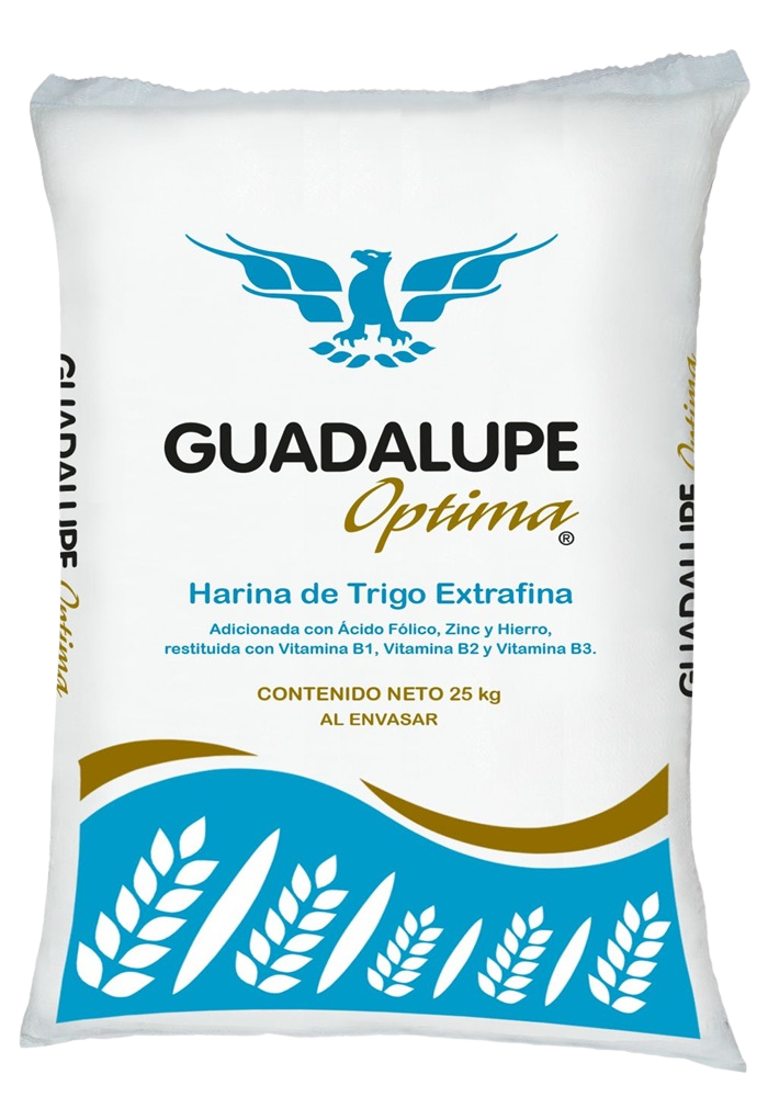 Guadalupe Optima. Harina de trigo extrafina.